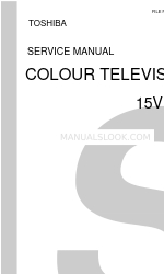 Toshiba 15V11F Servicehandleiding