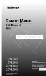 Toshiba 15VL56B Owner's Manual