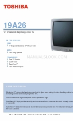 Toshiba 19A26 Especificações