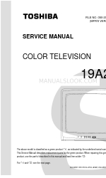 Toshiba 19A26 Service Manual