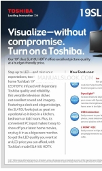 Toshiba 19SL410U Specifications