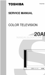Toshiba 20AF42 Servicehandleiding