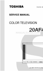 Toshiba 20AF44 Руководство по эксплуатации