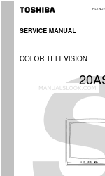 Toshiba 20AS21 Panduan Servis