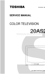 Toshiba 20AS24 Service Manual