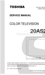 Toshiba 20AS26 Service Manual