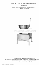 Crown Food Service Equipment ECTRS-16 Посібник з монтажу та експлуатації