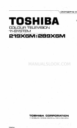 Toshiba 219X6M Owner's Handbook Manual