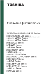 Toshiba 24 D28 Series Instrukcja obsługi