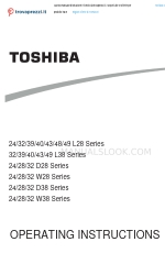 Toshiba 24 W28 Series Gebruiksaanwijzing