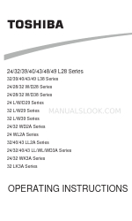 Toshiba 24 W29 Series Manual de instrucciones