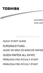 Toshiba 24 WA20 Series Quick Start Manual