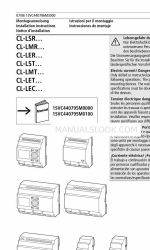 ABB CL-LET Series Manual de instruções de instalação