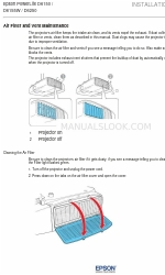 Epson PowerLite D6155W Руководство по техническому обслуживанию