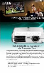 Epson PowerLite Home Cinema 8345 Brochure