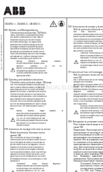 ABB CM Series Instruções de utilização e de instalação