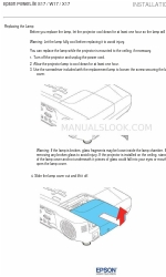 Epson PowerLite S17 Kurulum El Kitabı