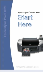 Epson R320 - Stylus Photo Color Inkjet Printer Manual Start Here