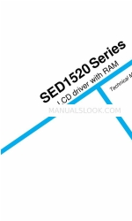 Epson SED 1520 Series Technical Manual