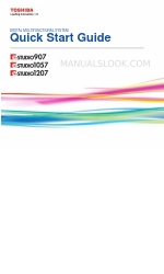 Toshiba e-Studio 1207 Quick Start Manual