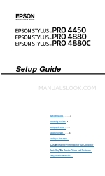 Epson Stylus Pro 4880 ColorBurst Edition - Stylus Pro 4880 ColorBurst セットアップマニュアル