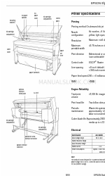 Epson Stylus Pro 9500 - Print Engine Manuel