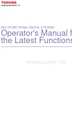 Toshiba e-STUDIO3500c Operator's Manual