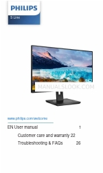 Philips S Line 272S1MH/01 Посібник користувача