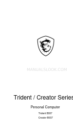 MSI Creator B937 User Manual