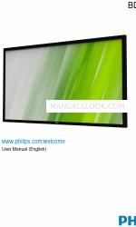 Philips Signage Solutions BDL3220QL Manual del usuario