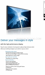 Philips Signage Solutions BDL4271VL Brochure & Specs