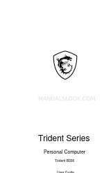 MSI MAG TRIDENT S 5M-005DE Manual do utilizador