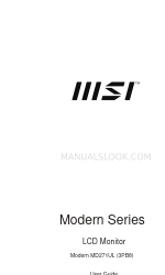 MSI Modern Series Benutzerhandbuch