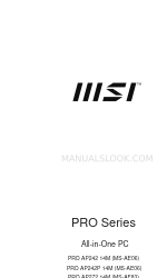 MSI MS-AE06 Manual do utilizador