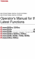 Toshiba e-STUDIO5018A Operator's Manual