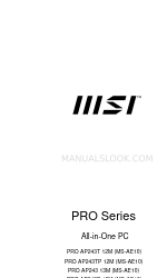 MSI PRO AP243 13M Benutzerhandbuch