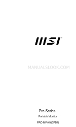 MSI PRO Series Manual