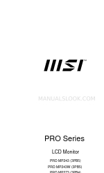 MSI PRO Series Manual del usuario