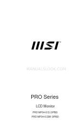 MSI PRO Series Manual del usuario