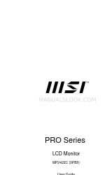 MSI PRO Series Manual del usuario