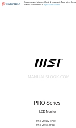 MSI PRO Series Manual del usuario