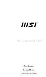 MSI PRO Series Manual