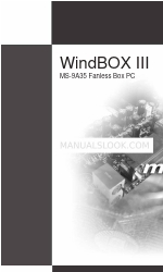 MSI WindBOX III MS-9A35 Manuel