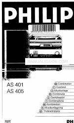 Philips AS405 Manual del usuario
