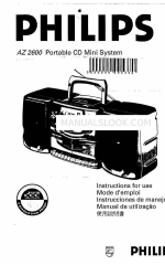 Philips AZ 2600 Petunjuk Penggunaan Manual