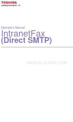 Toshiba IntranetFax Operator's Manual