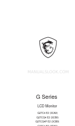 MSI G Series Manual del usuario