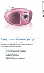 Philips AZ102C Технические характеристики