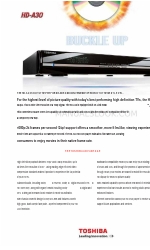 Toshiba HD-A30 - HD DVD Player Especificaciones