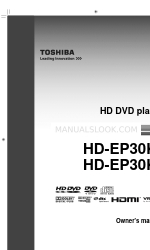 Toshiba HD-EP30KB Посібник користувача